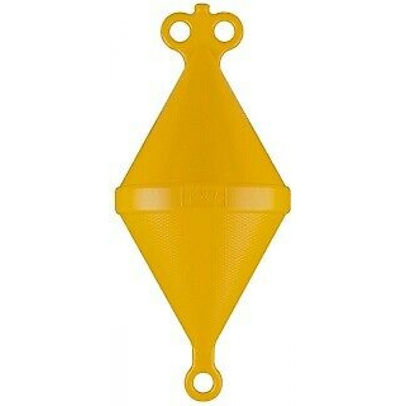 Two-cone blown polyethylene buoys - YELLOW